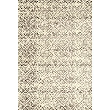 Cream/Gray 5' x 8' Area Rug